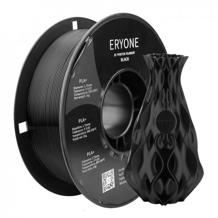 Пластик PLA+ 1кг черный Eryone