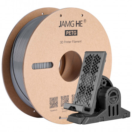 Пластик PETG 1кг серый Jamg He