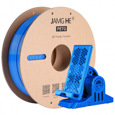 Пластик PETG 1кг синий Jamg He