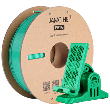 Пластик PETG 1кг зеленый Jamg He