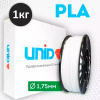 Пластик PLA 1кг белый UNID Пластик PLA 1кг белый UNID