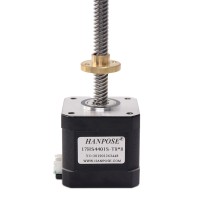 Шаговый двигатель NEMA 17 (17HS4401S) с винтом T8x8 200мм Шаговый двигатель NEMA 17 (17HS4401S) с винтом T8x8 200мм