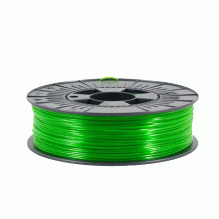 Пластик PLA 1кг (прозрачно-зеленый)